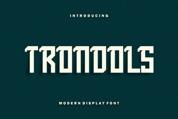Trondols by prayoga_std — Slab Serif Font