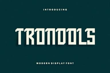 Trondols by prayoga_std — Slab Serif Font — thumbnail 1