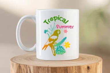 Tropical Summer Doodle by Pui Art — Dingbats Font — thumbnail 4
