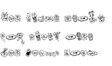 True Love by onoborgol — Dingbats Font — thumbnail 7