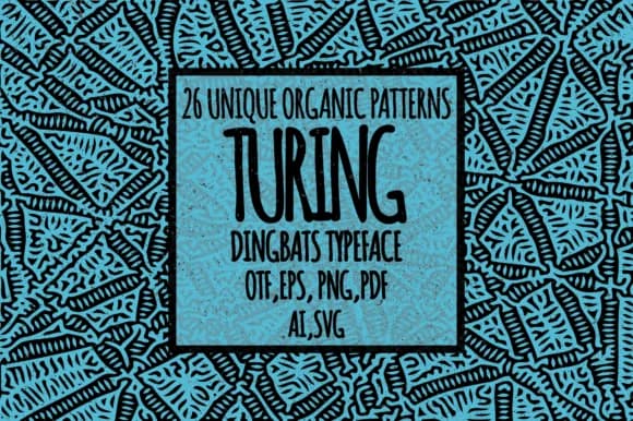 Turing by Minimalistartstudio — Dingbats Font