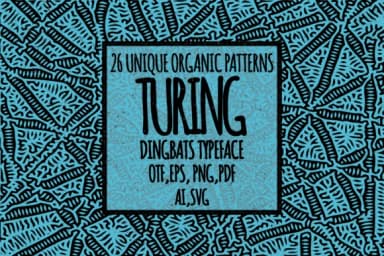 Turing by Minimalistartstudio — Dingbats Font — thumbnail 1