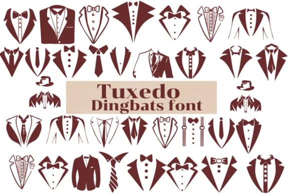 Tuxedo by Nongyao — Dingbats Font