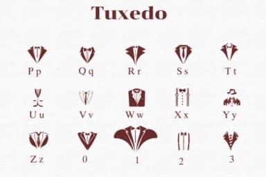 Tuxedo by Nongyao — Dingbats Font — thumbnail 3
