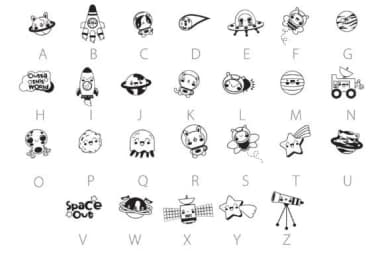 Twinkle Trek by Illustration Ink — Dingbats Font — thumbnail 2