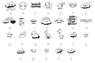 Twinkle Twinkle by Illustration Ink — Dingbats Font — thumbnail 6