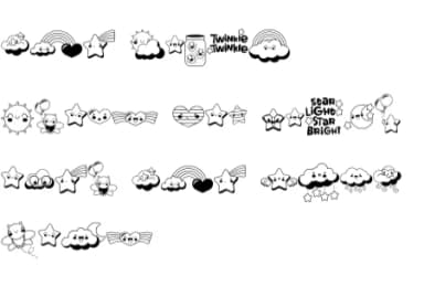 Twinkle Twinkle by Illustration Ink — Dingbats Font — thumbnail 8