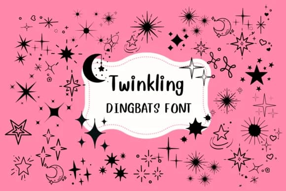 Twinkling by Nun Sukhwan — Dingbats Font