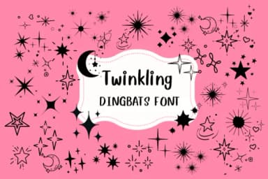 Twinkling by Nun Sukhwan — Dingbats Font — thumbnail 1