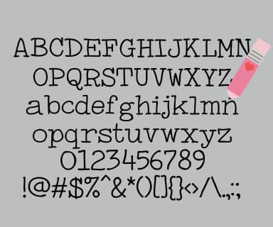 Type Right by Printabletales — Slab Serif Font — thumbnail 5