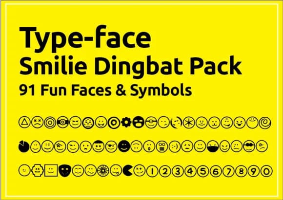TypeFace by GraphicsBam Fonts — Dingbats Font