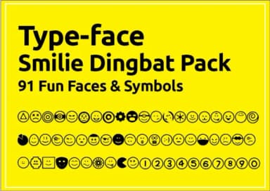 TypeFace by GraphicsBam Fonts — Dingbats Font — thumbnail 1