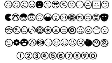 TypeFace by GraphicsBam Fonts — Dingbats Font — thumbnail 2