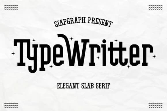Typewritter by SiapGraph — Slab Serif Font