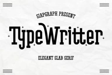 Typewritter by SiapGraph — Slab Serif Font — thumbnail 1