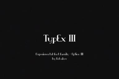 Typex III Font by ochakov — Slab Serif Font — thumbnail 1