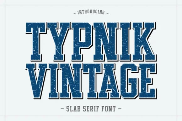 Typnik Vintage by Feri (7NTypes) — Slab Serif Font
