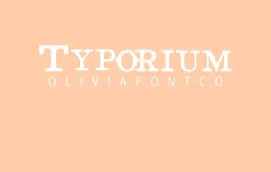 Typorium by OliviaFontCo — Slab Serif Font — thumbnail 1