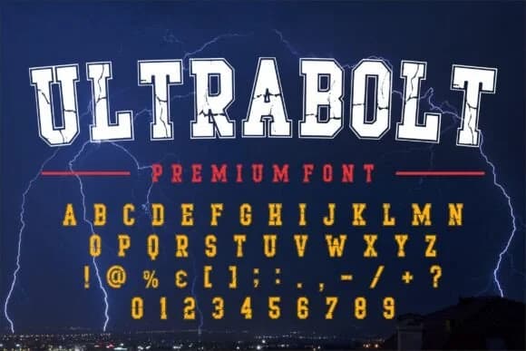 Ultra Bolt by riki.studio — Slab Serif Font