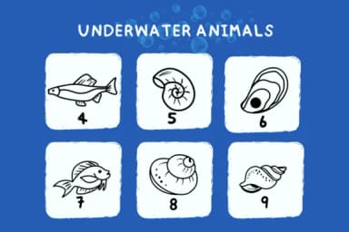 Underwater Animals by Bee piyanuch — Dingbats Font — thumbnail 4