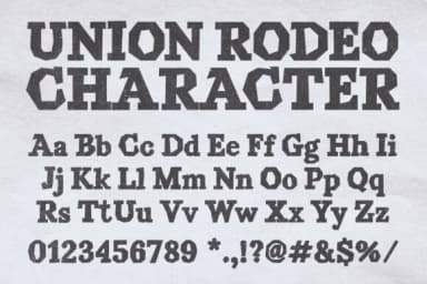 Union Rodeo by Blankids Studio — Slab Serif Font — thumbnail 4
