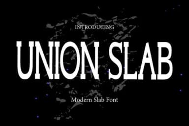 Union Slab by gunaloe12 — Slab Serif Font — thumbnail 1