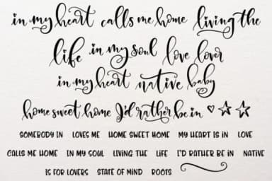 United Scripts by GeekMissy — Dingbats Font — thumbnail 2