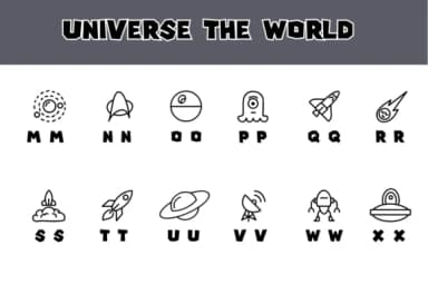 Universe the World by Chonada — Dingbats Font — thumbnail 3