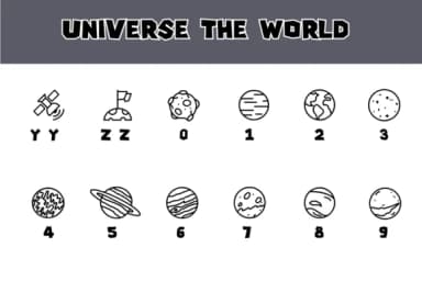 Universe the World by Chonada — Dingbats Font — thumbnail 4