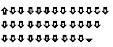 Ups Down by anamalmusyaffaCreative — Dingbats Font — thumbnail 7