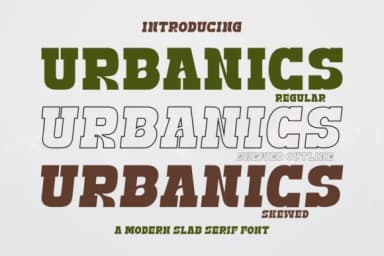 Urbanics by Yan (7NTypes) — Slab Serif Font — thumbnail 1
