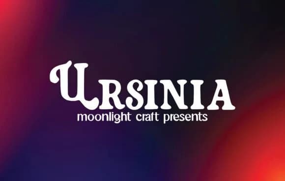 Ursinia by moonlight craft — Slab Serif Font