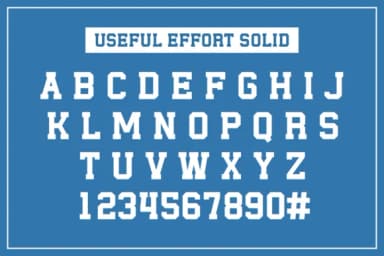 Useful Effort by Damai (7NTypes) — Slab Serif Font — thumbnail 7