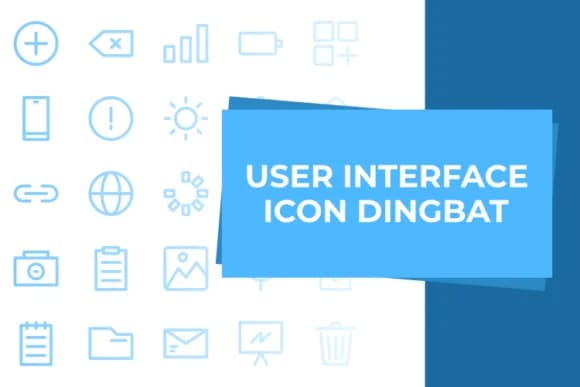 User Interface by Letterayu — Dingbats Font
