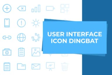 User Interface by Letterayu — Dingbats Font — thumbnail 1