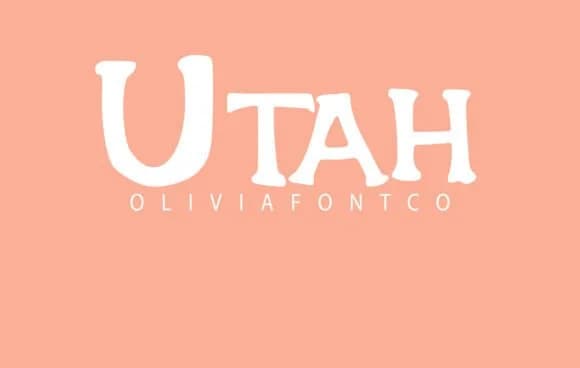 Utah by OliviaFontCo — Slab Serif Font