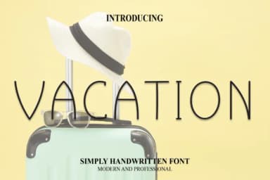 Vacation by william jhordy — Slab Serif Font — thumbnail 1