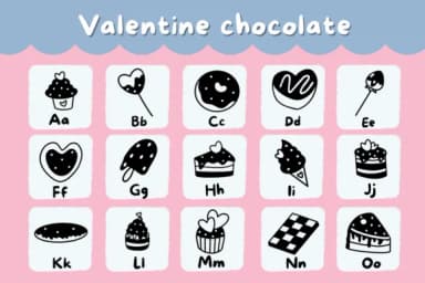 Valentime Chocolate by Natchuta — Dingbats Font — thumbnail 2