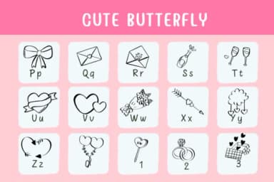 Valentine by Nongyao — Dingbats Font — thumbnail 3