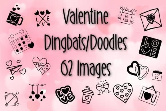 Valentine by Mary Kay's Magic — Dingbats Font