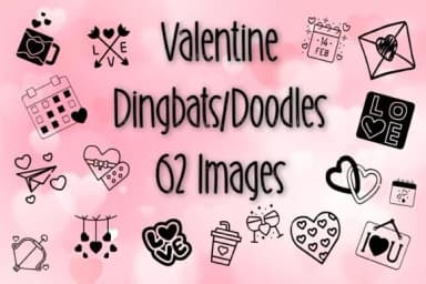 Valentine by Mary Kay's Magic — Dingbats Font — thumbnail 1