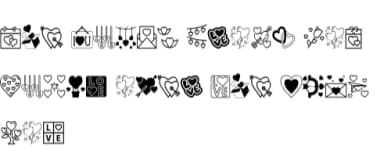 Valentine by Mary Kay's Magic — Dingbats Font — thumbnail 6