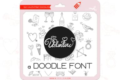 Valentine by WADLEN — Dingbats Font — thumbnail 1