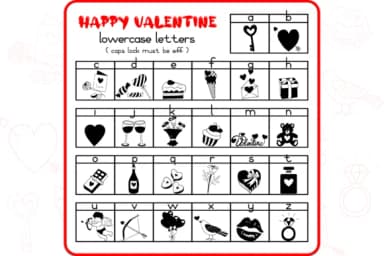 Valentine by WADLEN — Dingbats Font — thumbnail 3