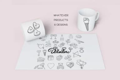 Valentine by WADLEN — Dingbats Font — thumbnail 6