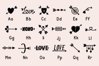 Valentine Arrow by Nyla.studio — Dingbats Font — thumbnail 7