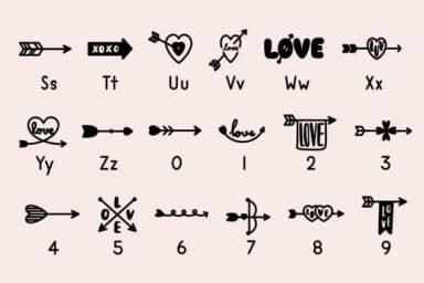 Valentine Arrow by Nyla.studio — Dingbats Font — thumbnail 8