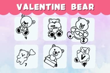 Valentine Bear by Natchuta — Dingbats Font — thumbnail 4