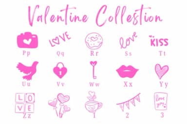 Valentine Collestion by Suphitchaya — Dingbats Font — thumbnail 3