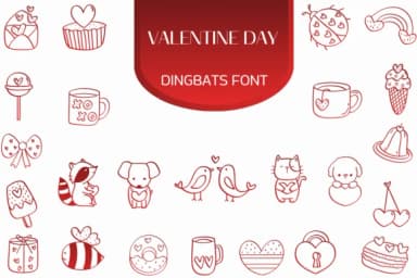 Valentine Day by Heartcraft Atelier — Dingbats Font — thumbnail 1